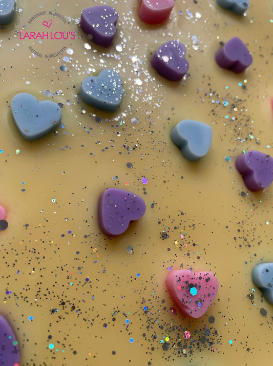 Love Hearts Wax Brittle